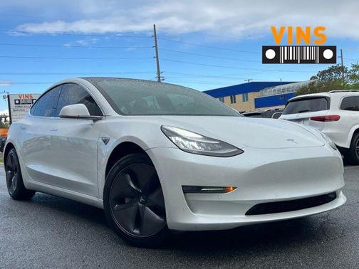White 2020 Tesla Model 3 Long Range