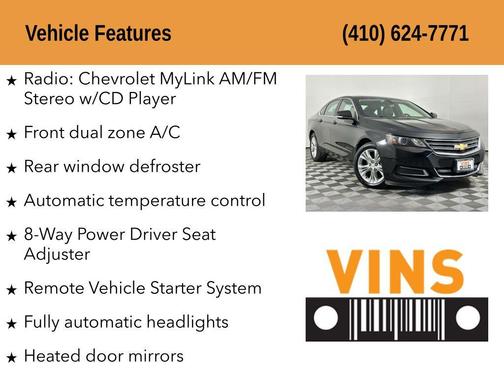 2015 Chevrolet Impala 2LT