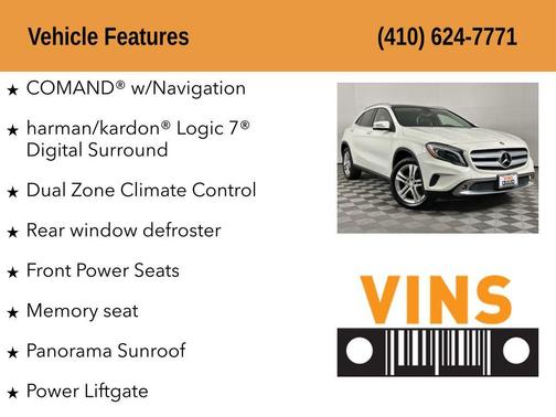 Cirrus White 2015 Mercedes-Benz GLA-Class 4MATIC