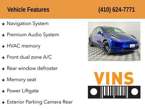 2022 Tesla Model Y Performance Dual Motor All-Wheel Drive