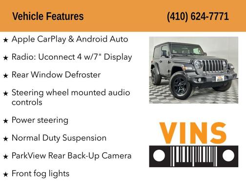 2022 Jeep Wrangler Sport