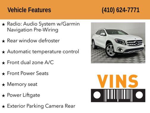 Polar White 2020 Mercedes-Benz GLA 250 Base