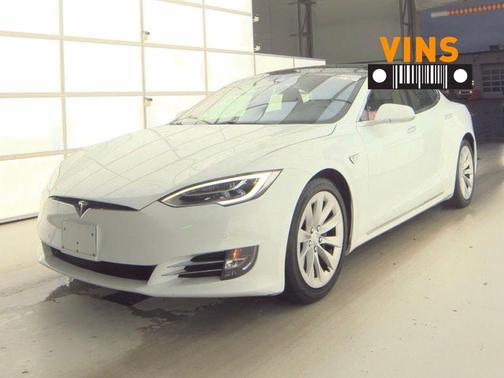 Solid White 2016 Tesla Model S 75D