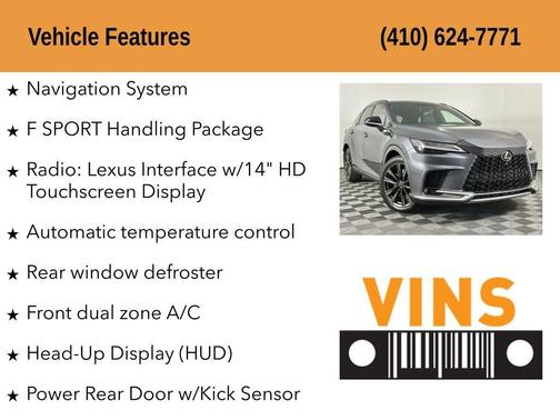 2023 Lexus RX 350 F SPORT Handling