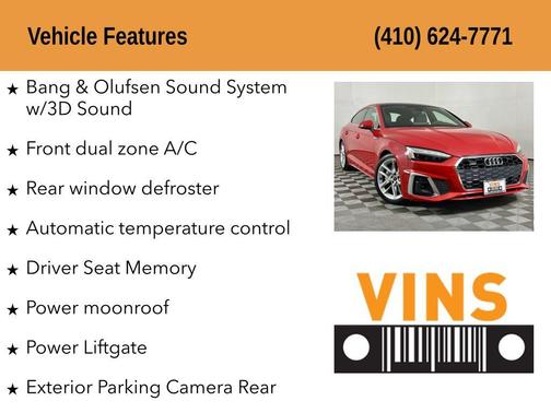 2024 Audi A5 Sportback 45 S Line Premium Plus