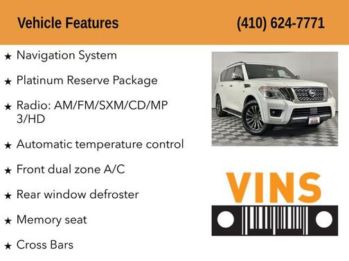 2019 Nissan Armada Platinum