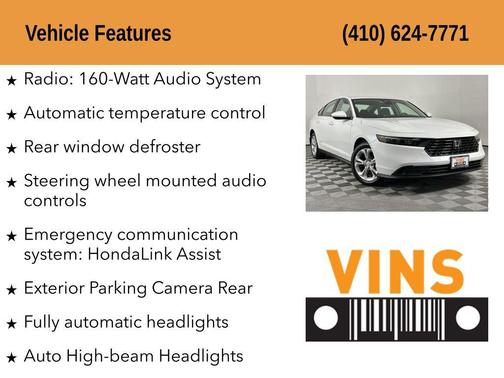 2025 Honda Accord LX 1.5T