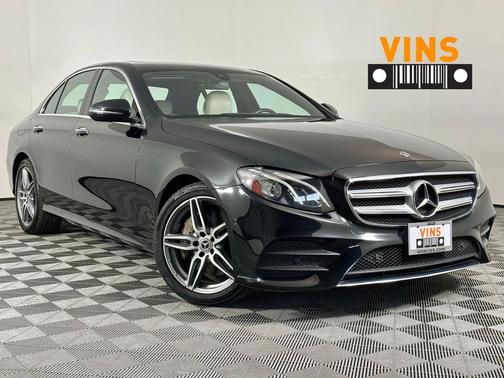 Black 2018 Mercedes-Benz E-Class 4MATIC