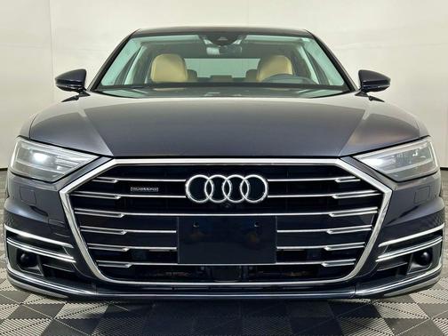Moonlight Blue Metallic 2021 Audi A8 L 55