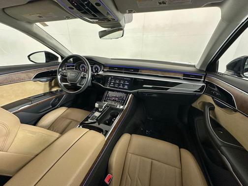 Moonlight Blue Metallic 2021 Audi A8 L 55