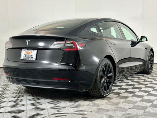 Solid Black 2021 Tesla Model 3 Standard Range Plus