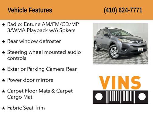 Magnetic Gray Metallic 2014 Toyota RAV4 LE