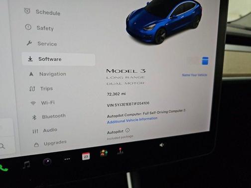 Deep Blue Metallic 2018 Tesla Model 3 Long Range