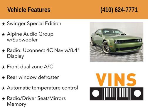 2023 Dodge Challenger R/T Scat Pack Widebody