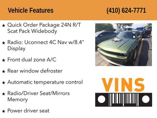 2023 Dodge Challenger R/T Scat Pack Widebody