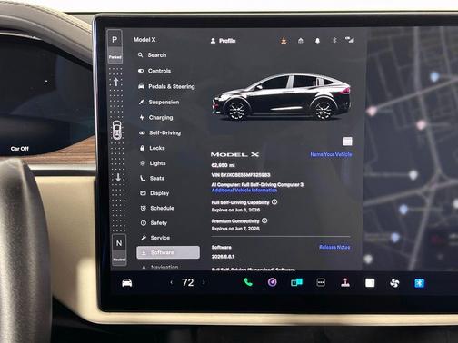 Solid Black 2021 Tesla Model X Long Range Dual Motor All-Wheel Drive