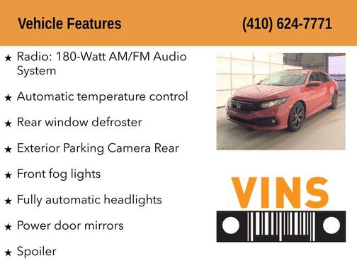 Rallye Red 2020 Honda Civic Sport