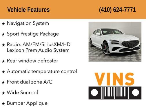 2024 Genesis G70 2.5T AWD