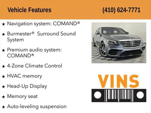 2018 Mercedes-Benz S-Class S 560