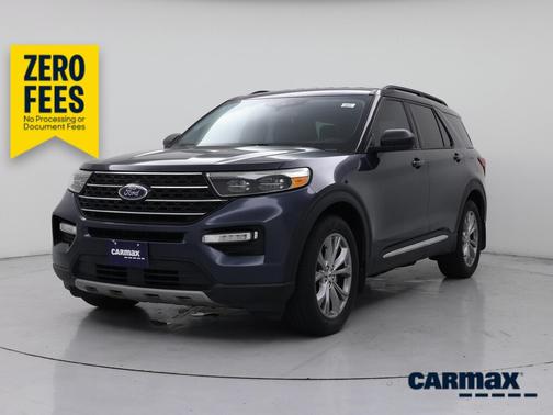 Blue 2022 Ford Explorer XLT