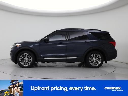 Blue 2022 Ford Explorer XLT