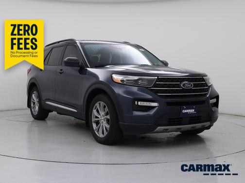 Blue 2022 Ford Explorer XLT