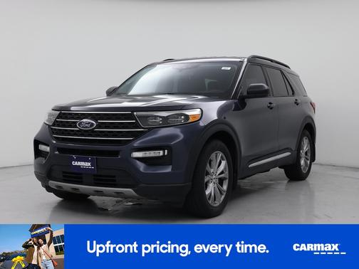 Blue 2022 Ford Explorer XLT