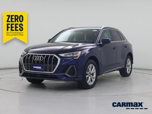 Blue 2022 Audi Q3 S-Line Premium