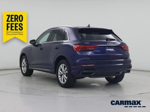 Blue 2022 Audi Q3 S-Line Premium