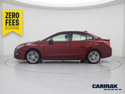 Red 2016 Subaru Impreza 2.0I Limited