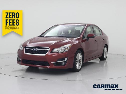 Red 2016 Subaru Impreza 2.0I Limited
