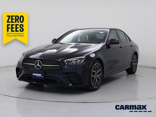 Blue 2023 Mercedes-Benz E-Class