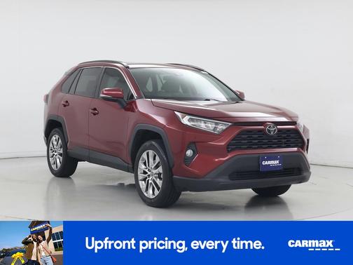 Red 2021 Toyota RAV4 XLE Premium