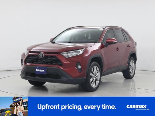 Red 2021 Toyota RAV4 XLE Premium