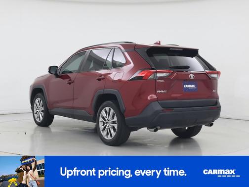 Red 2021 Toyota RAV4 XLE Premium