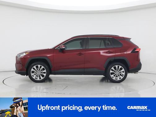 Red 2021 Toyota RAV4 XLE Premium