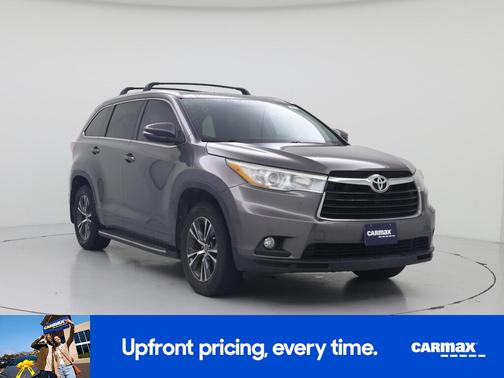 Gray 2016 Toyota Highlander XLE