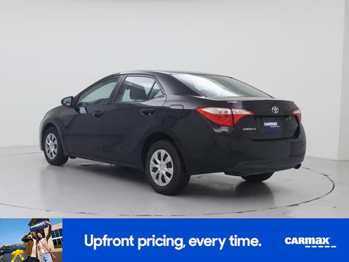 Black 2014 Toyota Corolla L