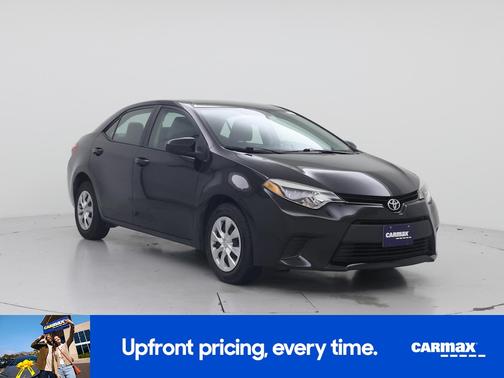 Black 2014 Toyota Corolla L