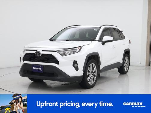 White 2019 Toyota RAV4 XLE Premium