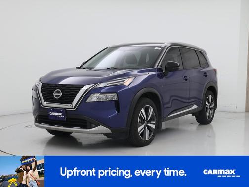Blue 2021 Nissan Rogue Platinum