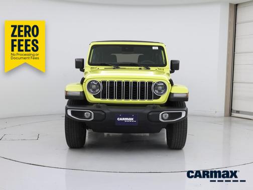Yellow 2024 Jeep Wrangler Sahara
