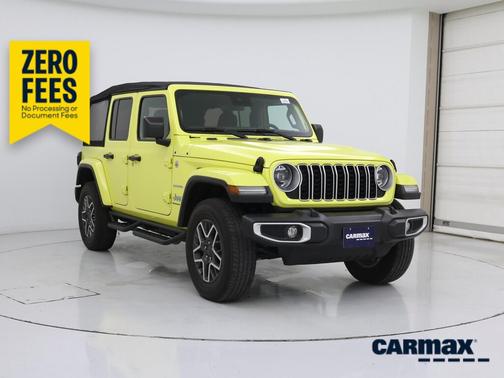 Yellow 2024 Jeep Wrangler Sahara