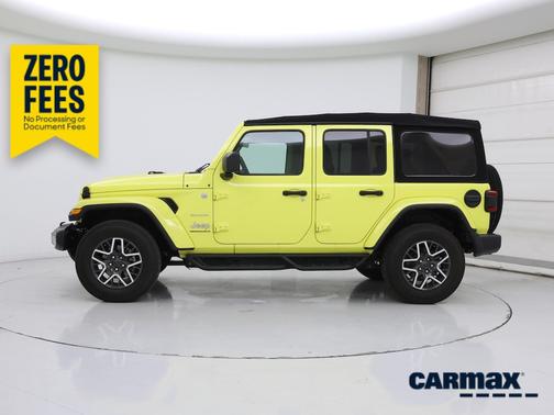 Yellow 2024 Jeep Wrangler Sahara