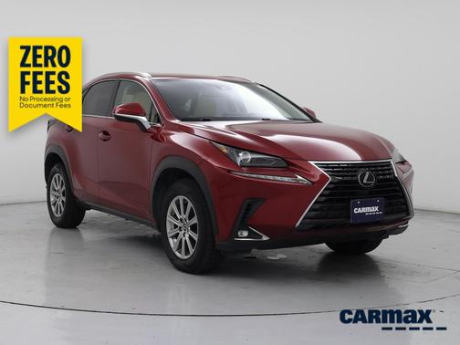Red 2020 Lexus NX 300