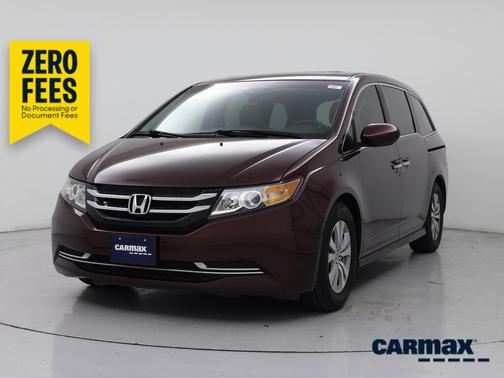Burgundy 2015 Honda Odyssey EX-L