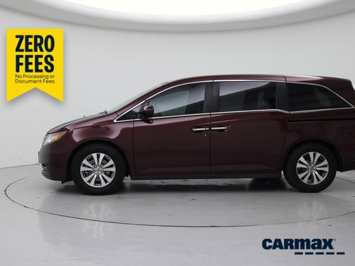 Burgundy 2015 Honda Odyssey EX-L
