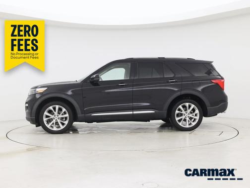 Black 2022 Ford Explorer Platinum