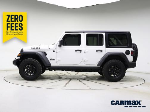 White 2023 Jeep Wrangler Unlimited Willys Sport