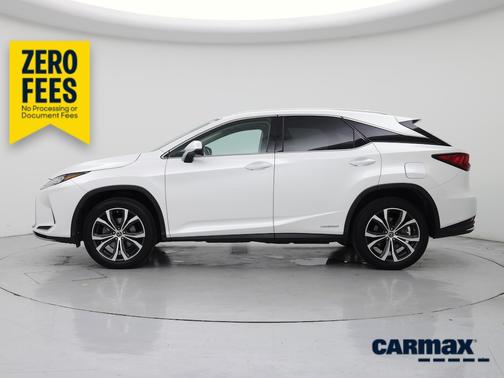 White 2021 Lexus RX 450h
